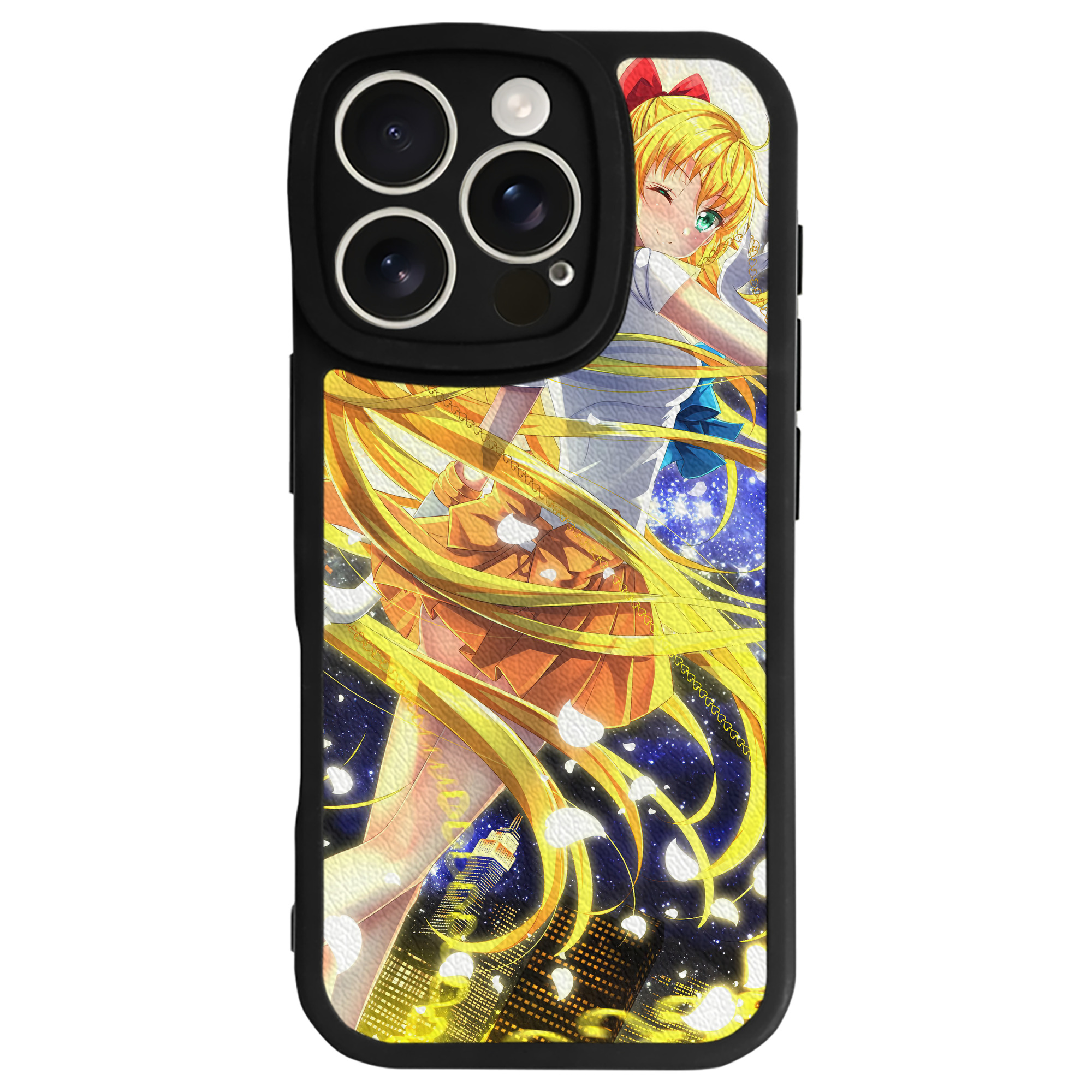（画像用） 美少女戦士セーラームーン Sailor Moon 【iPhone 16シリーズ対応】シリコンスマホケース（レザー調） 材質：シリコン